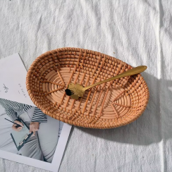 13 Pks Natural Rattan Woven Storage Basket