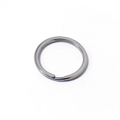 120 Pks Wholesale 304 Stainless Steel Round Metal Keychain Accessories