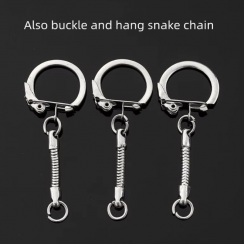 250 Pks Wholesale Key Pendant Chain Hanging Buckle Hardware Accessories