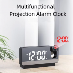 8 Pks Desk Digital LED Projection Alarm Clock