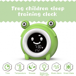 6 Pks Frog Shape Natural Sound Wake up Snooze Alarm Clock